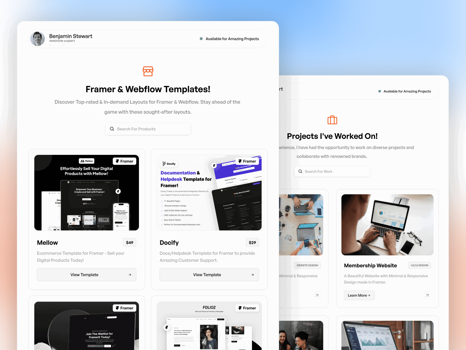Product preview